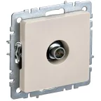 BRITE Розетка TV оконечная РТВ11-0-БрКр бежевый