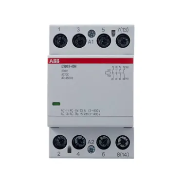 Контактор модульный (63А АС-1, 4НО), катушка 230В AC/DC