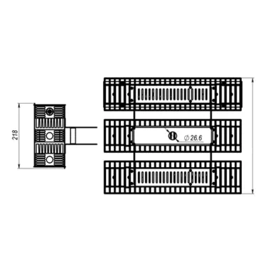 Светильник HB LED 225 D80 5000K (EXTREME)
