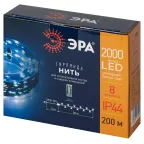 Гирлянда Нить, холодный свет, 50 м, 500 microLED, IP44, 220В ENIN-2000W