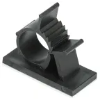 Клипса самоклеящаяся КС-15 черная (24шт)