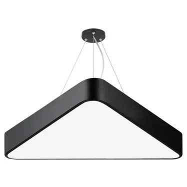 Светильник LED Geometria Delta SPO-151-B-40K-030 30Вт 4000К IP40 черный подвесной драйвер внутри