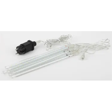 Гирлянда LED Сосульки 2,1м холодный свет, 7V, IP44 (трансформатор в комплекте)