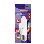 Лампа светодиодная LED 7Вт E27 560Лм 230V/50Hz холодный матовая свеча SP