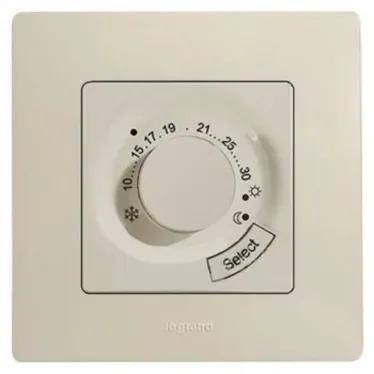 ETIKA Термостат для пола слоновая кость