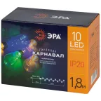 Гирлянда Нить С Новым годом, 1.8 м, 10 LED, мультико лор, IP20 ENIN-16M