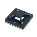 Площадка самоклеящаяся 20х20 мм, черная, 10 шт,