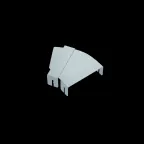 Крышка горизонтально-изменяемого угла 0-45 гр. 200 мм ПЛЮС INOX304