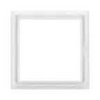 Декоративная вставка для металлических рамок ''A anti'', белая, 2 мод.