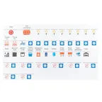 Комплект модульных наклеек средний (137х240) PROxima