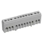 Шина L фаза корпусный изолятор на DIN-рейку ШНИ-6х9-14-К-Ср