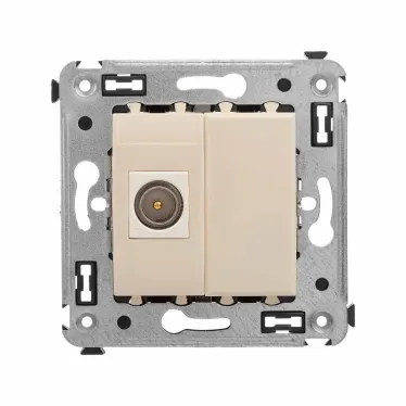 Avanti Розетка TV в стену оконечная ''Ванильная дымка''