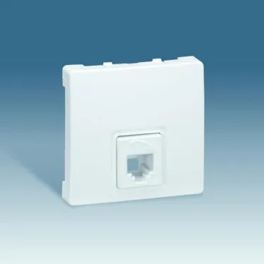 Розетка телефонная RJ11, S73L, белый