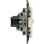 Valena LIFE Розетка ТВ c топологией звезда 0-2400 МГц С лицевой панелью Слоновая кость