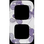 Valena ALLURE Рамка 2 поста флора универсальная