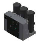 Выключатель вакуумный выкат. VAR 10кВ 1600А 40кА, MCH AC/DC220В, MX/XF AC/DC220В 275мм