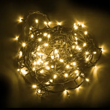 Гирлянда линейная LED желтый 10м с контроллером