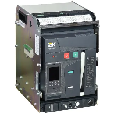 Выключатель автоматический воздушный ARMAT выдвижного исполнения 3P типоразмер B 85кА 1600А расцепитель TD с комплектом аксессуаров 220В: мотор привод катушка включения катушка отключения