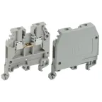 Клемма ЗНИ-2.5 мм.кв. серая без маркировки