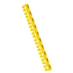 CAB3 Кольцо маркировочное 1.5-2.5мм (T) черное/желтое (300шт)