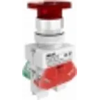 Кнопка красная AELA-22 Гриб с подсветкой неон 220В ВK-22