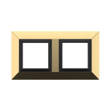 Рамка из металла, ''Avanti'', золотая, 4 модуля