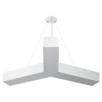 Светильник LED Geometria Igrek SPO-142-W-40K-044 44Вт 4000K 3000Лм IP40 800х80 белый подвесной драйвер внутри