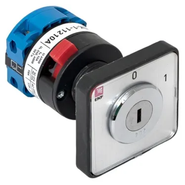 Переключатель кулачковый ПК-1-112 10А 2P '0-1' с ключом