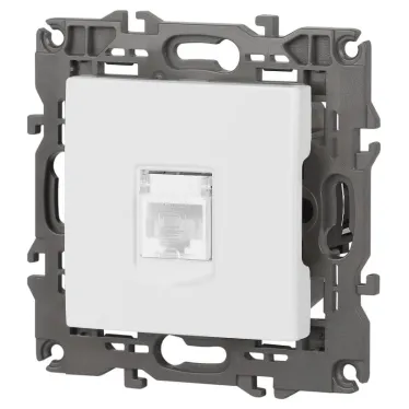 Розетка RJ45, Эра Elegance, белый, 14-3107-01