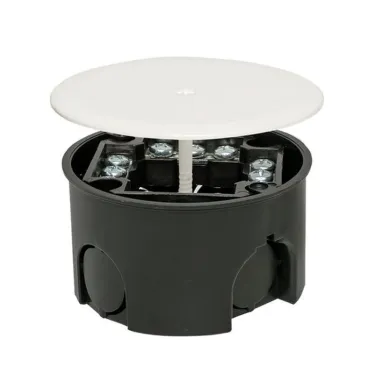 Коробка распаячная КМТ-010-019 для подштукатурного монтажа с клеммником и крышкой (68х42) PROxima