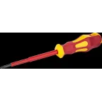 Отвертка диэлектрическая 3x75 прямошлицевая 1000В