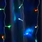 Гирлянда занавес LED мультиколор плавная смена цвета 1.5х1.5м IP44