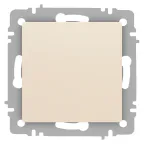                 Кнопка Intro Accent 6-109-02 , 10А-250В, IP20, СУ, слоновая кость
               