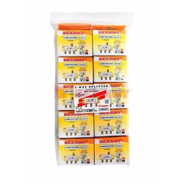 Делитель ТВ х 3 + 4шт. F BOX 5-1000 МГц GOLD,