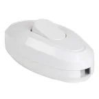 Выключатель одноклавишный разборный для бра ВБ-01Б белый