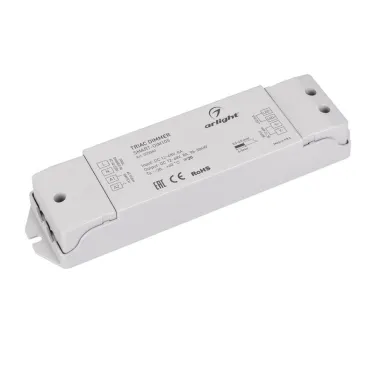 Диммер SMART-DIM105 (12-48V, 8A, TRIAC) (, IP20 Пластик, 5 лет)