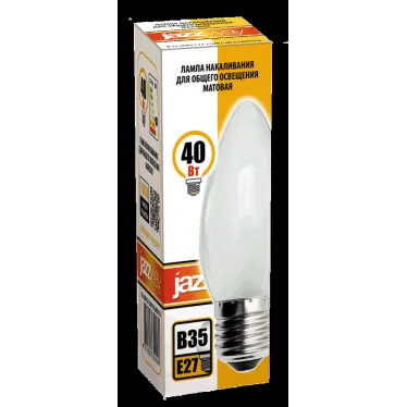 Лампа накаливания B35 240V 40W E27 frosted
