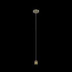 Светильник подвесной под лампу 1хE27 AC 220В Бронзовый IP20 1000х48х80мм Алюминий Decor Gauss