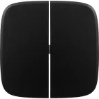 Valena ALLURE Лицевая панель для двухклавишного выключателя Антрацит