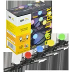 LIGHTING Гирлянда белт-лайт 5м 10 цветных ламп IP65 черный шнур 3м 230В транзит IEK