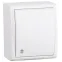 15 Aqua Выключатель проходной с 3-х мест (перекрёстный) IP54 10А 250В винтовой зажим S15A белый