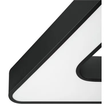 Светильник LED Geometria Delta SPO-153-B-40K-030 30Вт 4000К 2100Лм IP40 600*80 черный подвесной драйвер внутри