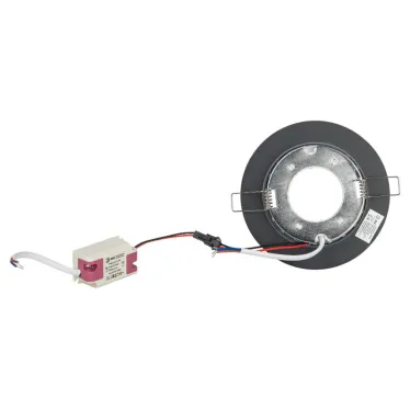 Светильник встраиваемый со светодиодной подсветкой DK LD51 BK GX53 черный