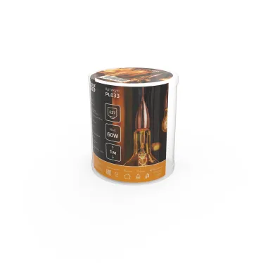 Светильник подвесной шнур под лампу Decor PL033 медный E27, 1 м, 1/40 | PL033 | Gauss