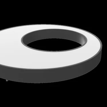 Светильник светодиодный Cosmo excentric подвесной 70Вт 3000 К 900x115 мм RAL9005 черный муар с расс. опал | V1-R0-9X503-30000-2007030 | VARTON