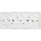 ЭТЮД Розетка тройная открытой установки без заземления со шторками 16А 250B,белый