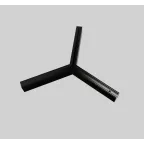 Светодиодный светильник X-line Y-образный 45 Вт 4000 К 790x912x100 мм черный муар и торцевыми крышками (4 шт.) | V1-R0-9Y823-02OP0-4004540 | VARTON