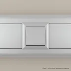 Avanti Выключатель одноклавишный, модульный Закаленная сталь 2 модуля