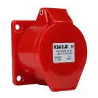Розетка фланцевая 315-16А-6h-380AC-3P+PE+N-IP44