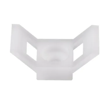 Площадка для крепления стяжки (ПС-2) 29x15 мм, белая, 100 шт,